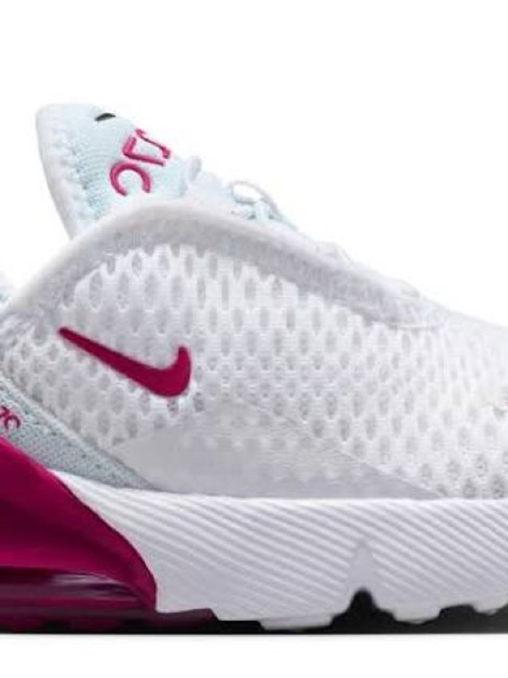 Nike Air Max 270 baby/toddler shoes white 7C